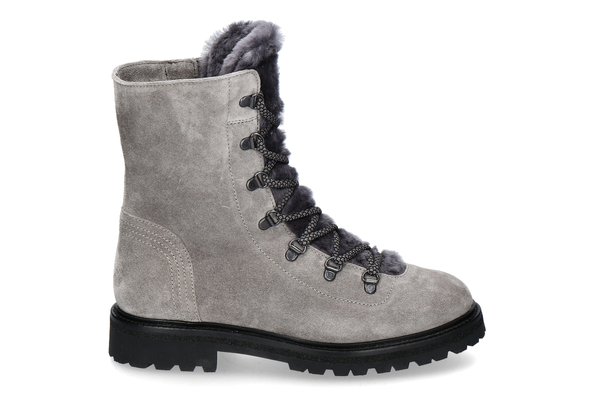 dirndl + bua Women's Lined Ankle Boots LIGHT CACHMIRE/LF- granite/dark gray