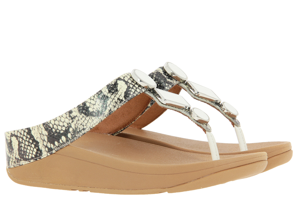 Fitflop Zehenstegsandale LEIA EXOTIC SNAKE MIX