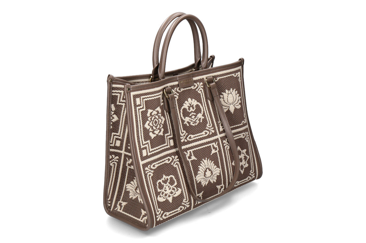  My-Best Bag Firenze bag ATENA HERBARIUM- black/ green/ thistle 