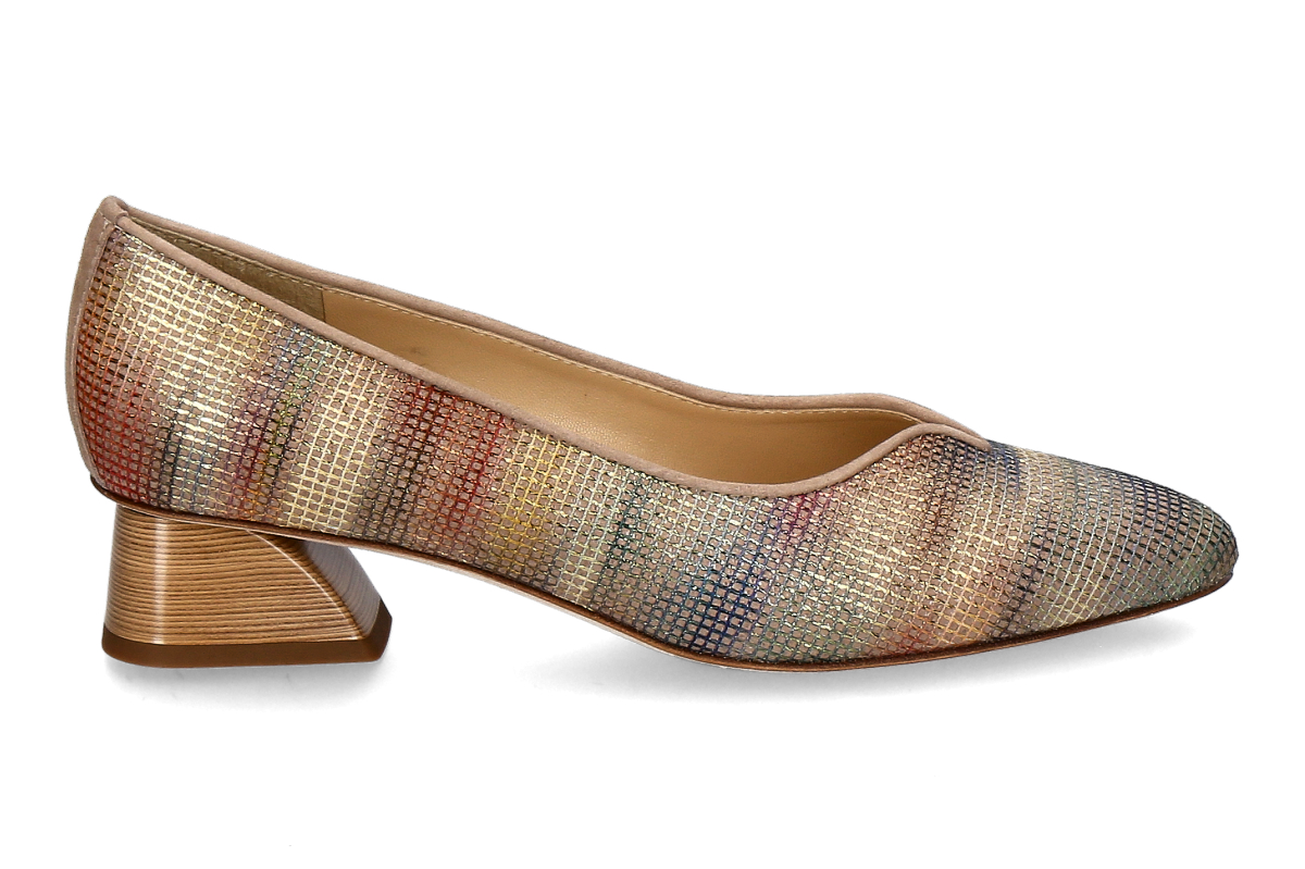 Brunate Pumps ELLI BDAY- camoscio nut/ multicolor