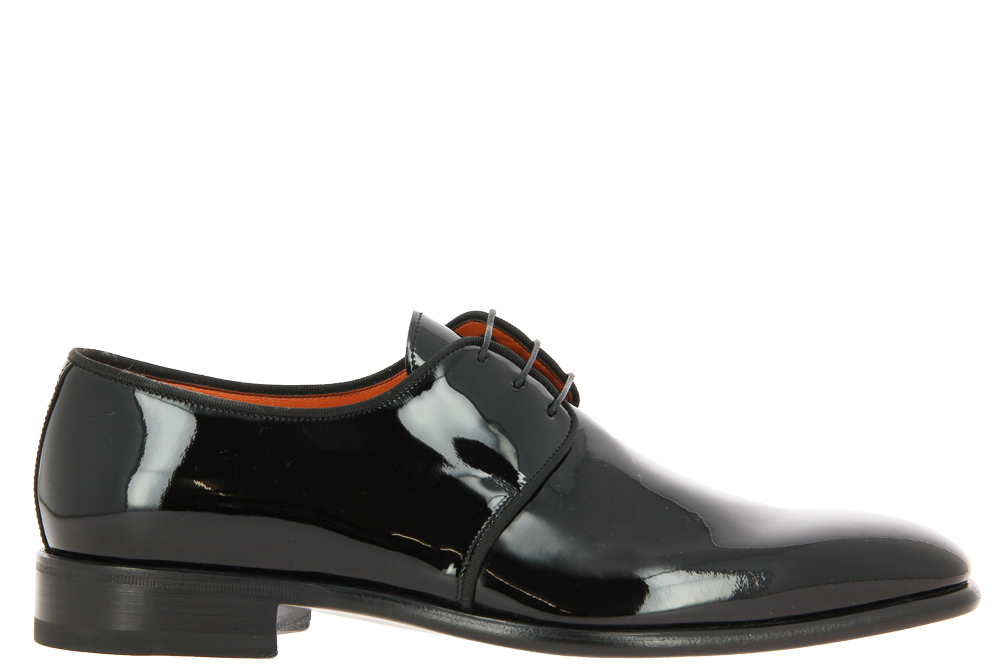 Santoni lace-up VERNO BLACK