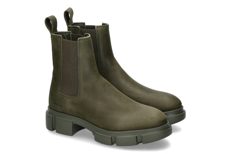 Copenhagen ankle boots CPH570 KHAKI- dunkelgrün