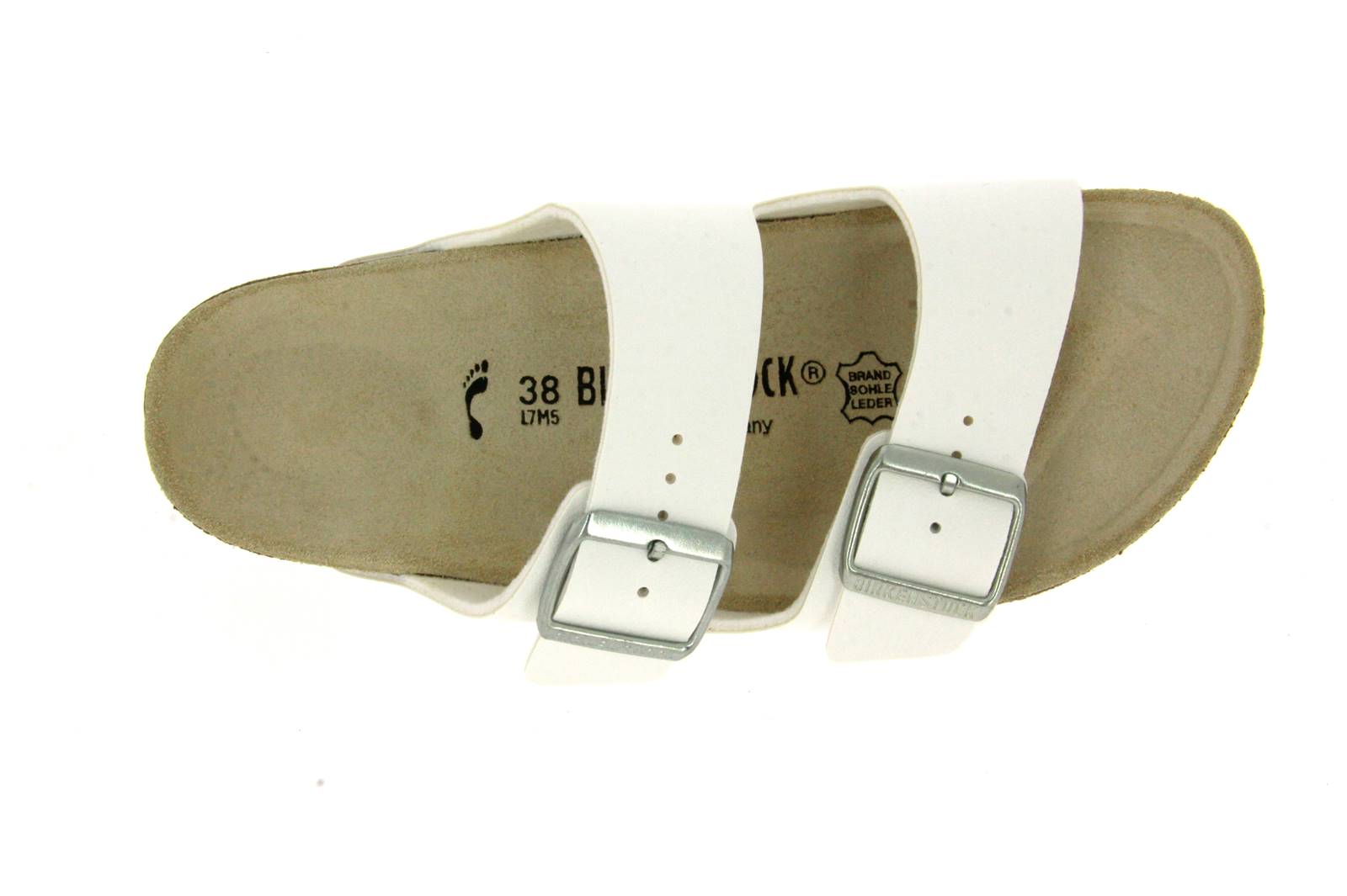 Birkenstock mules ARIZONA SCHMAL BIRKO-FLOR WEIß