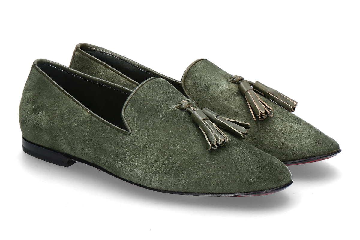 Fernando Pensato Loafer CLYDE CAMOSCIO KAKY_142700001_1