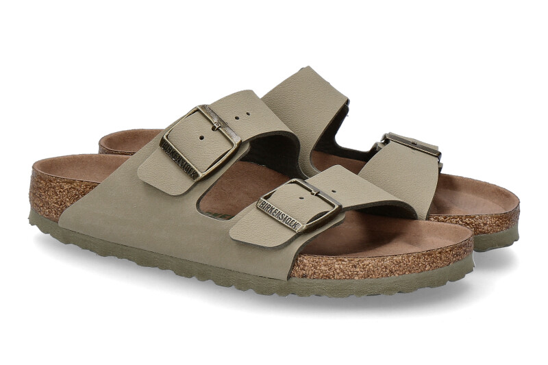 Birkenstock mules ARIZONA SCHMAL KHAKI