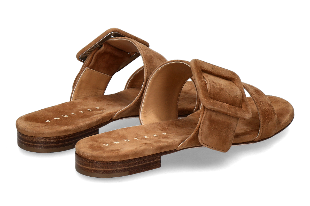 Unützer Pantolette CAMOSCIO- noisette_271300043_2