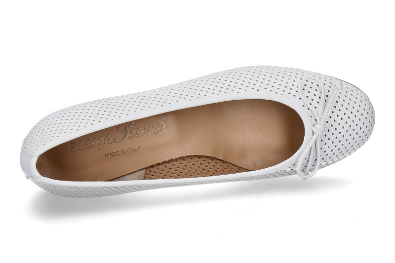Scarparossa ballerina MOLLY NAPPA BIANCO