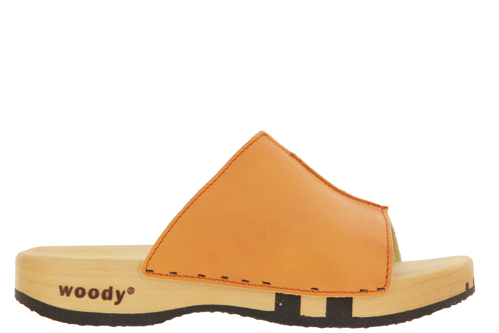 Woody wooden mules ANJA NAPPA ORANGE