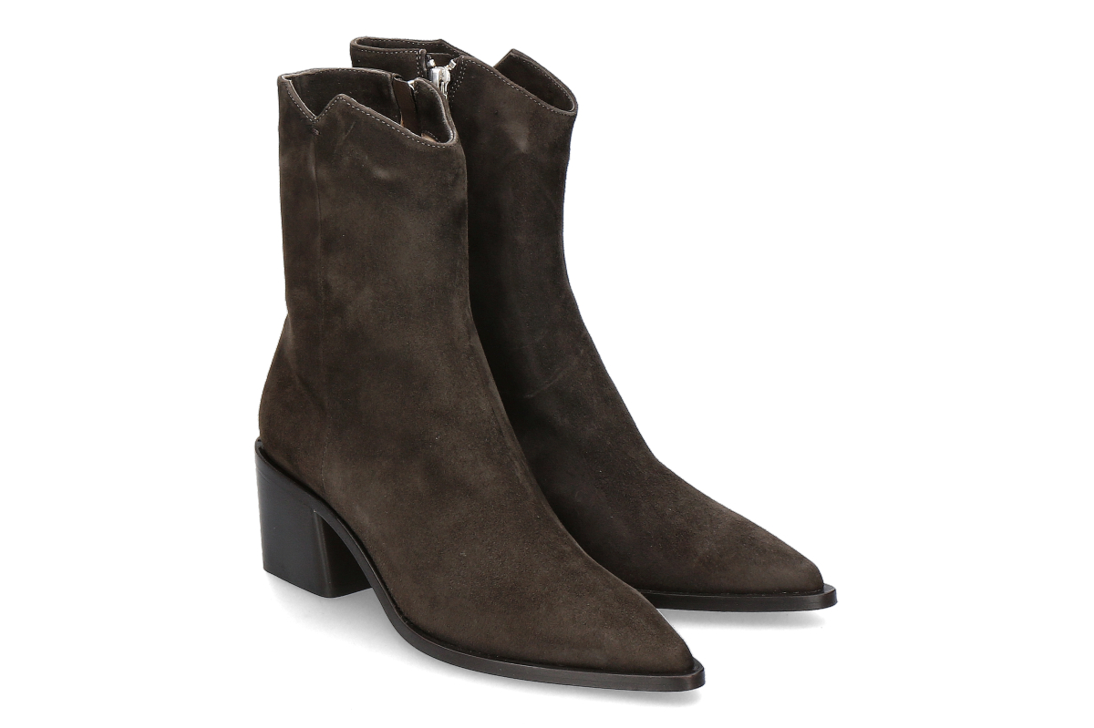 Pomme d'Or ankle boot JULIETTE REVERSE- dusty brown