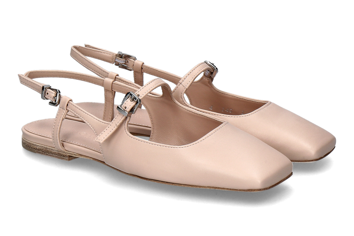 Kennel & Schmenger slingback ballerina LEILA NAPPA- baby/ silver