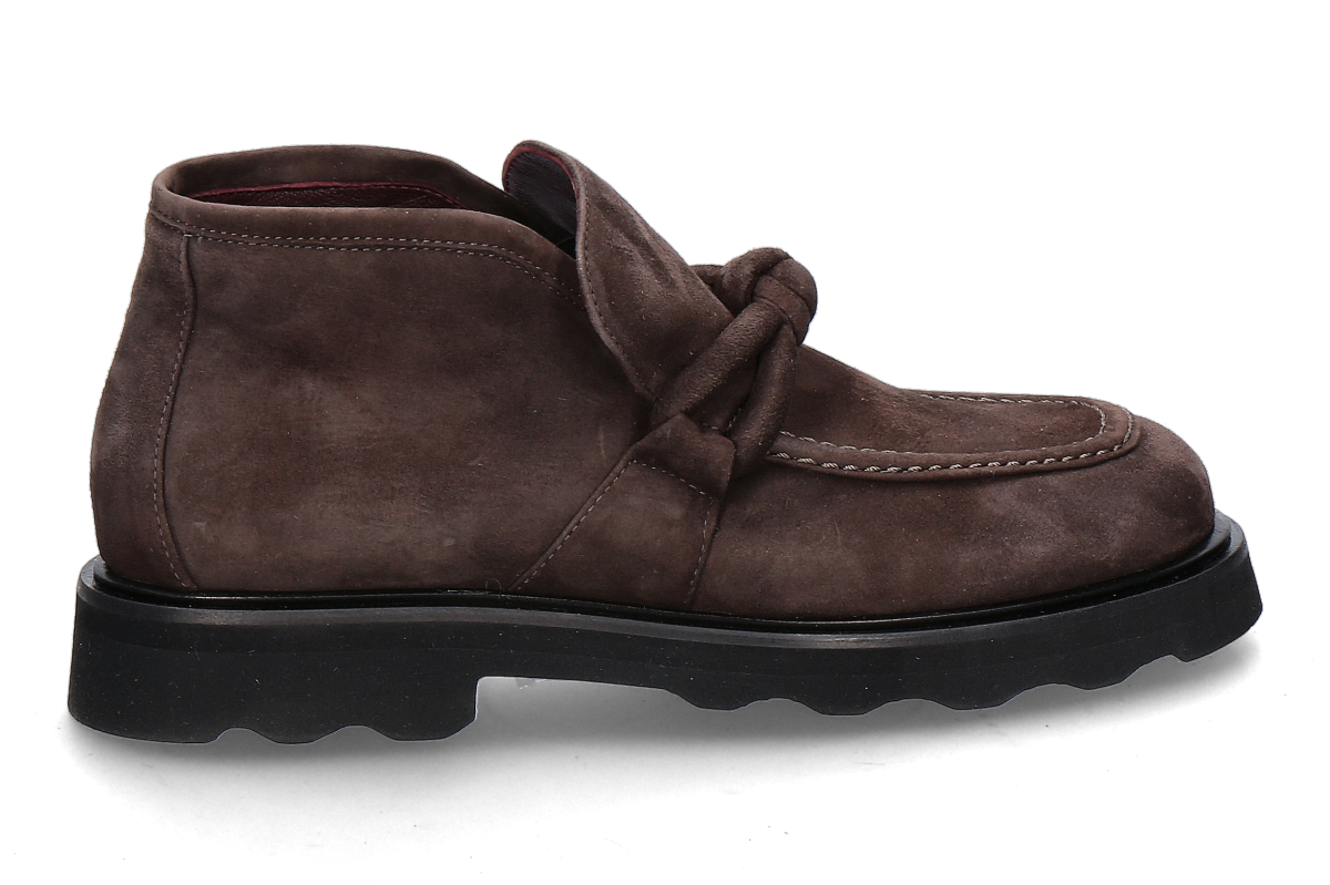 Pomme d'Or Bootie NICKY REVERSE GOMMA- dunkelbraun