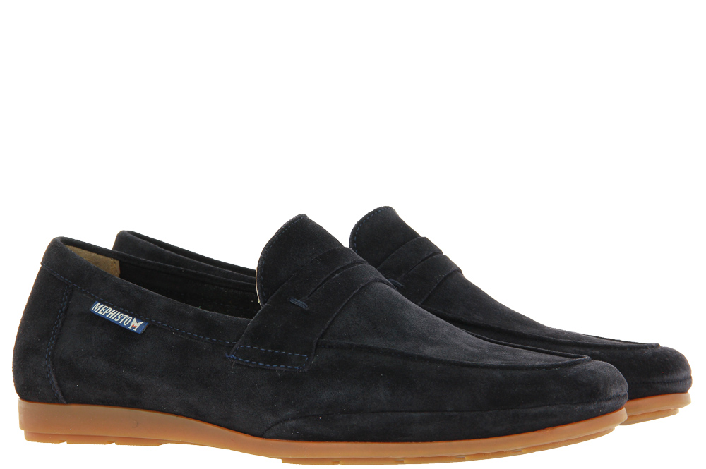 Mephisto slipper ALEXIS VELOURS BLUE