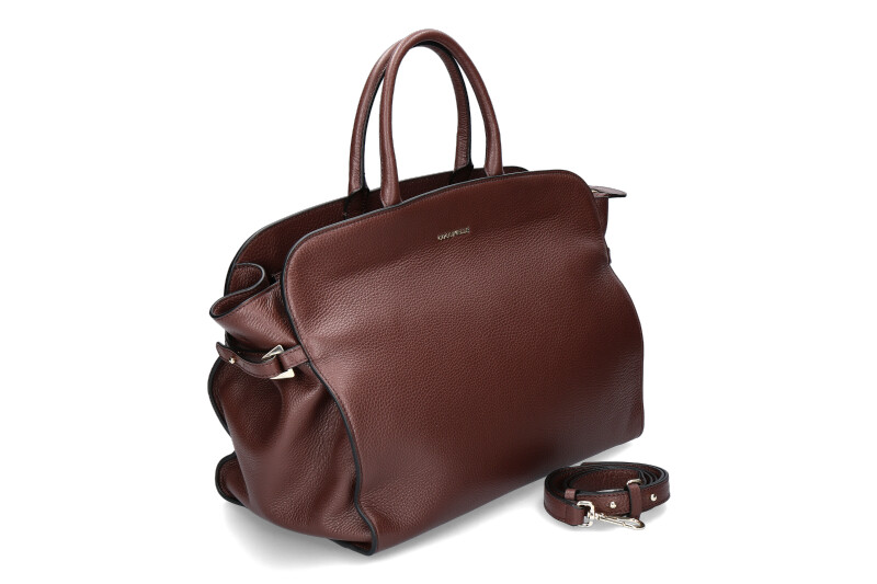 Coccinelle bag ELLA LEATHER CHOCOLATE