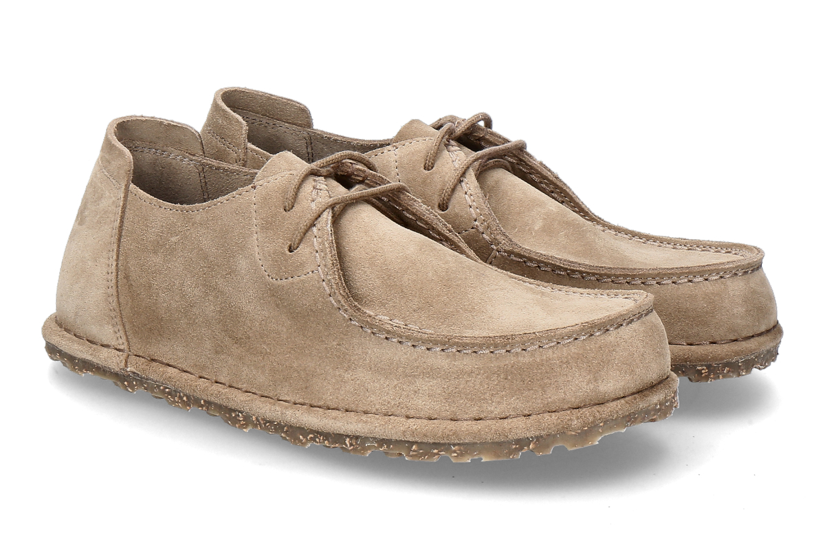 Birkenstock Schnürschuh UTTI LACE SCHMAL- gray/ taupe