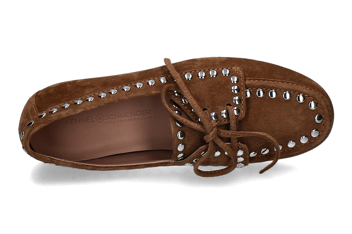 Kennel  Schmenger Mokassin DROP SUEDE- caramel silver_236300034_5