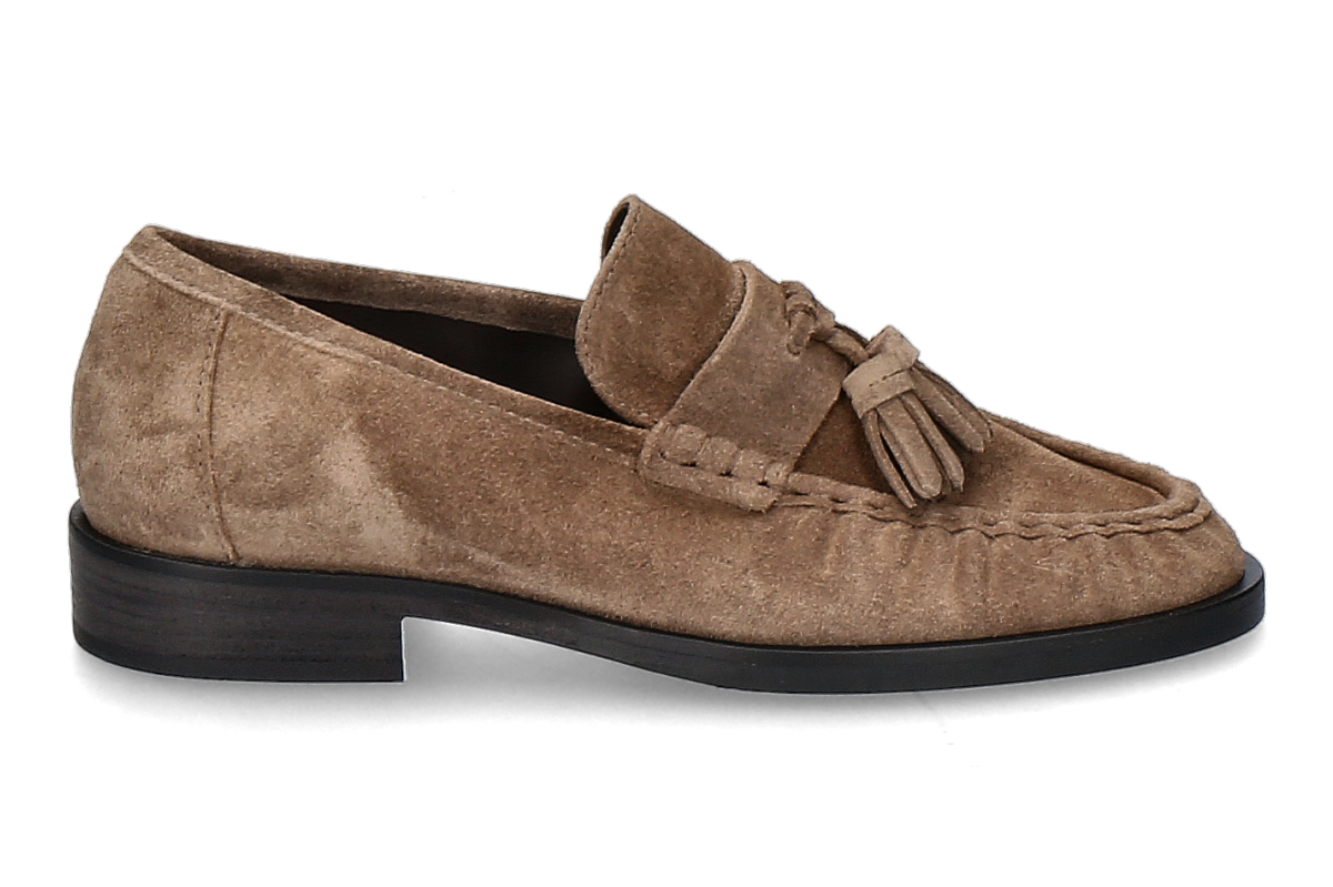 Kennel & Schmenger loafer MILL SUEDE- tobacco/ medium brown