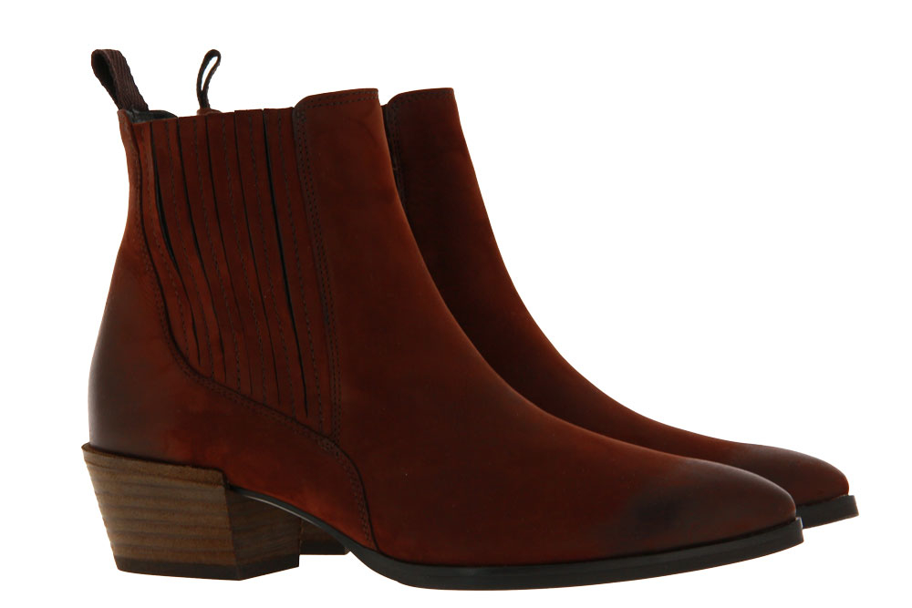 Paul Green ankle boots ROYAL NUBUK CIGAR