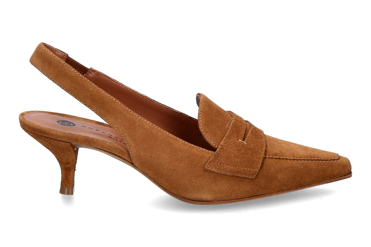 Roberto Festa slingback pumps ARTEMID SOFTY- cognac/ brown