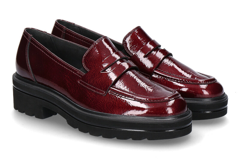 Paul Green Slipper SPORTLACK- wine/wine red