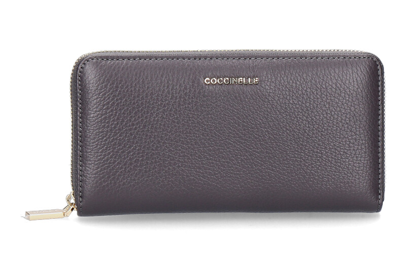 Coccinelle wallet METTALIC SOFT - graphit