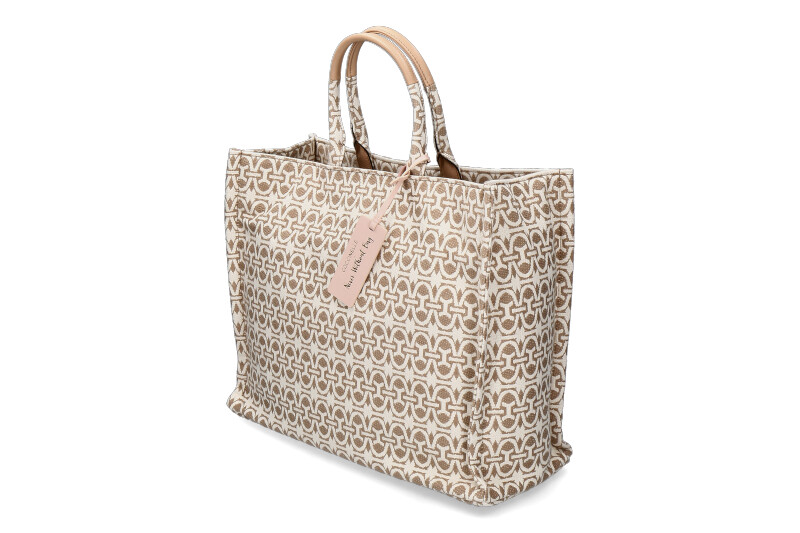 Coccinelle shopper NEVER WHITOUT BAG NATUR TOAST