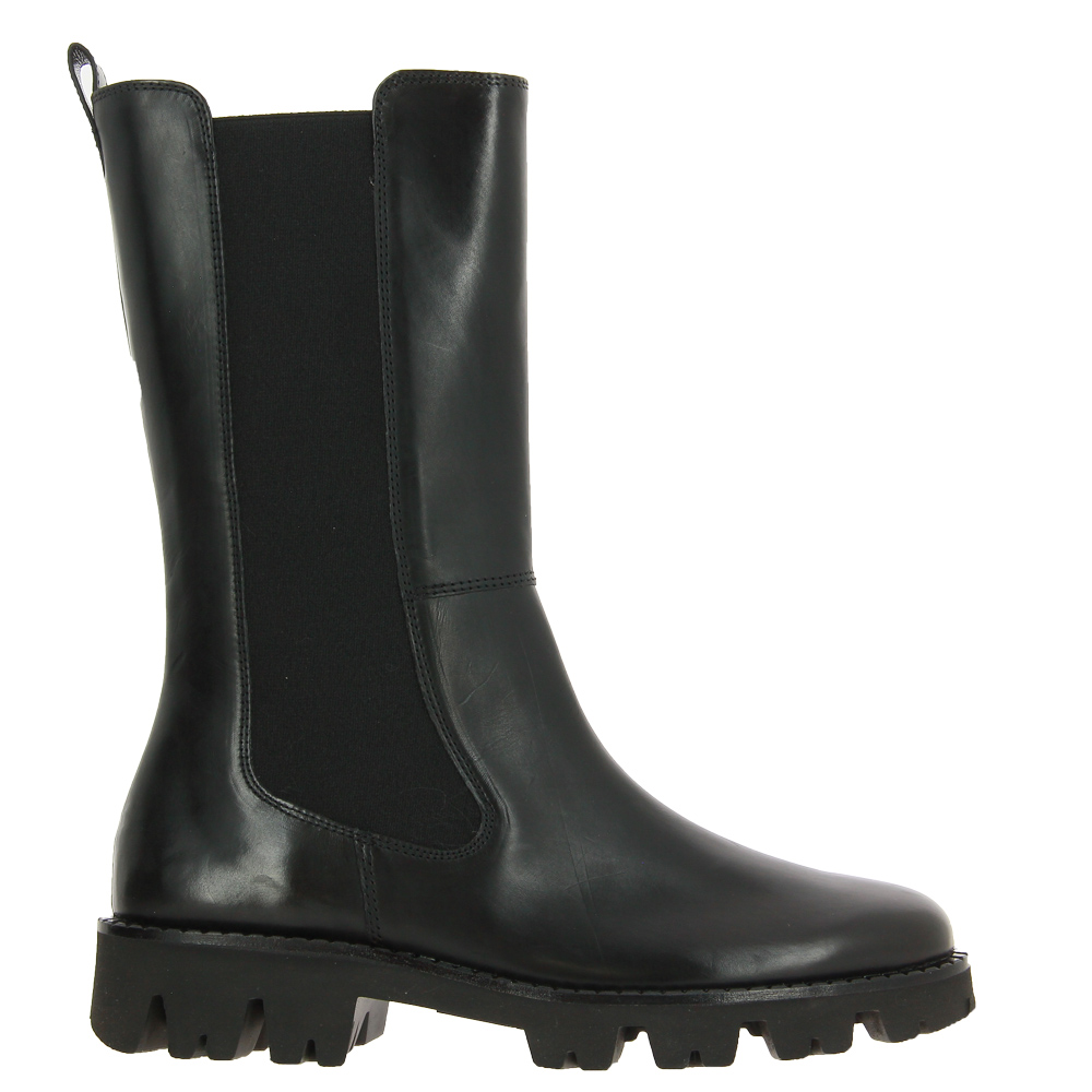Paul Green boots BRUSH CALF BLACK