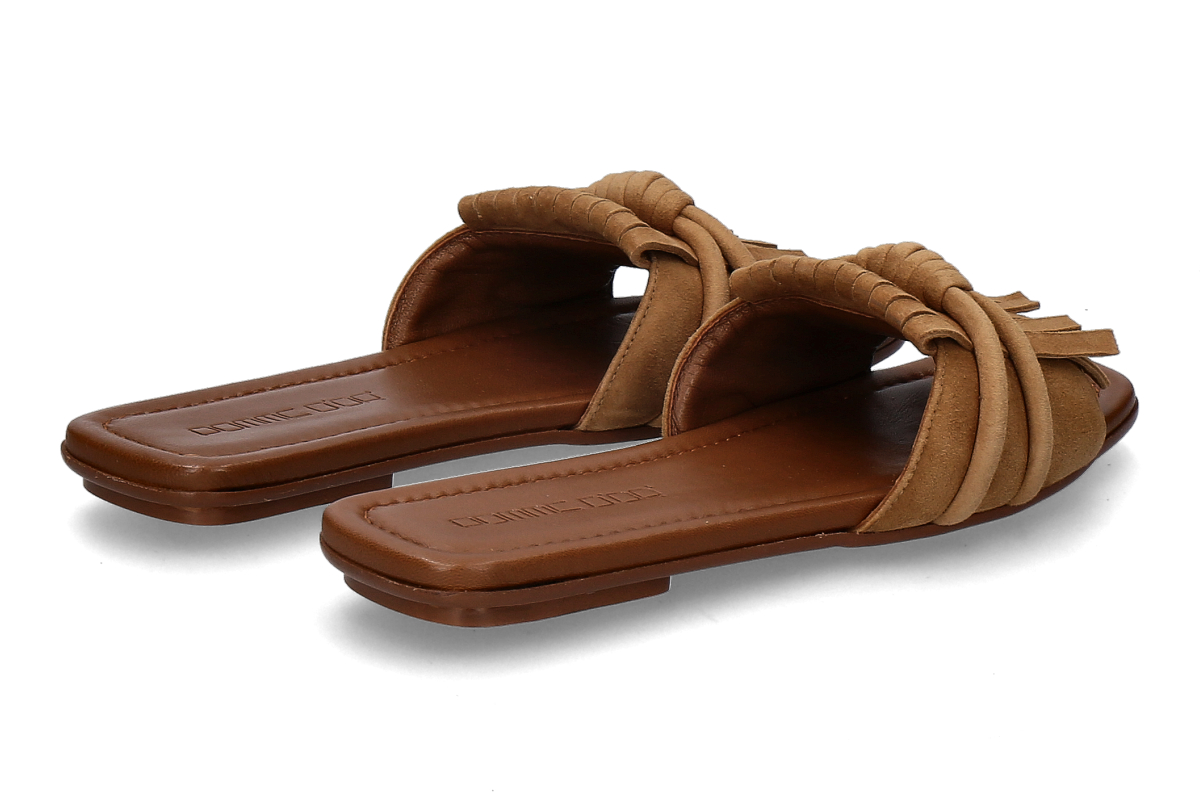 Pomme d Or Pantolette MILEY 4 CAMOSCIO- biscuit toffee_271400062_2