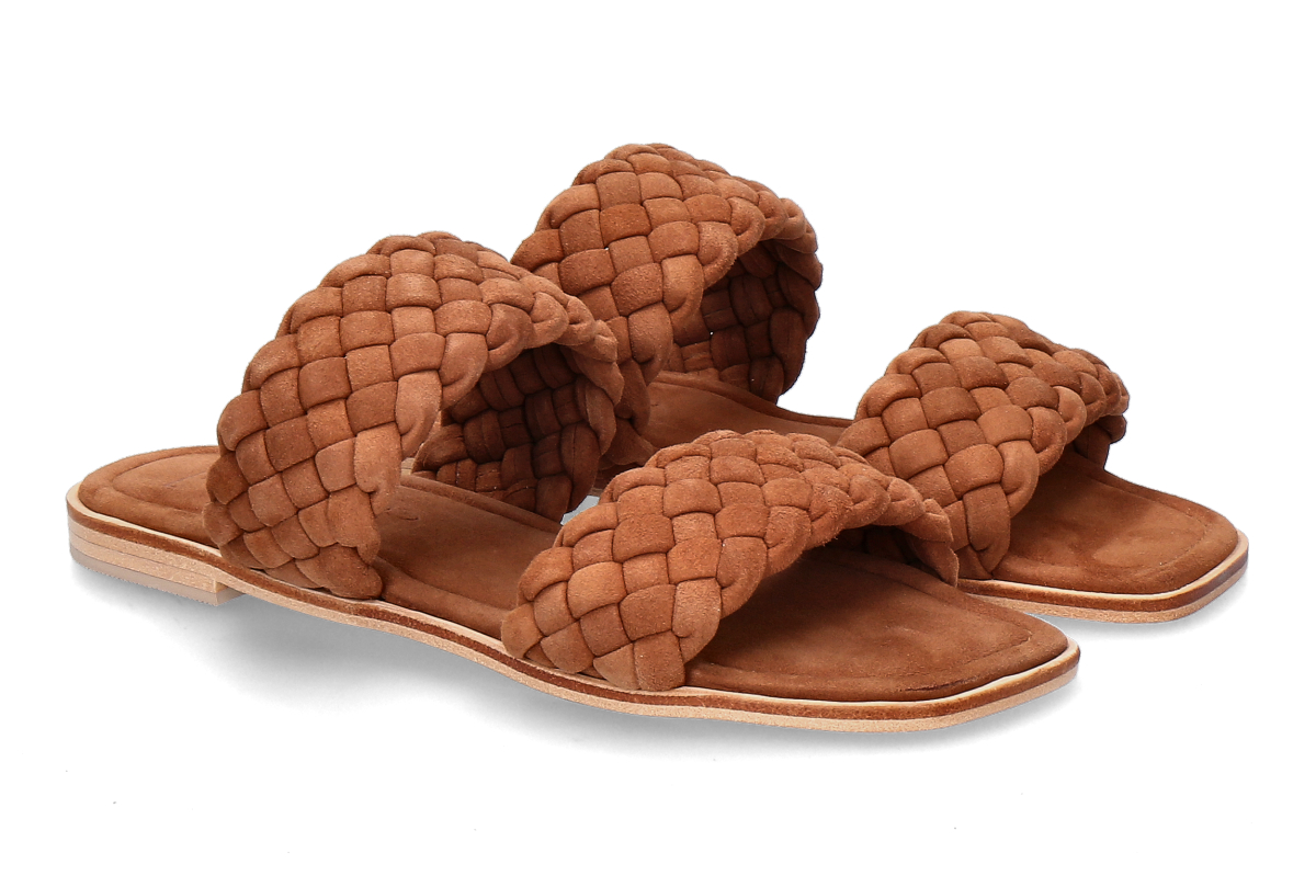 Corridoni 1 Milano women's- mules 4014 VELOUR- bruciato/ brown