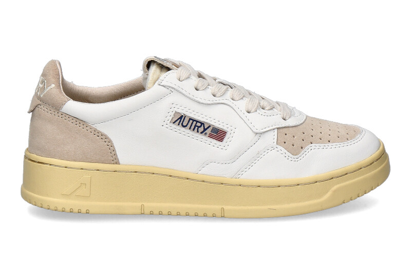 Autry Sneaker LOW SUEDE WHITE SAND SL01
