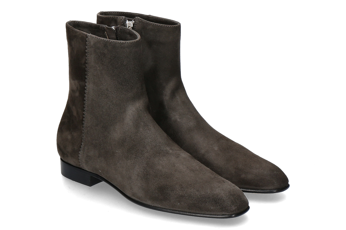 Pomme d'Or ankle boots ZOE CAMOSCIO- dusty brown