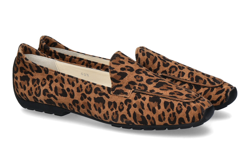 Mania loafer CAMOSCIO LEOPARDINO