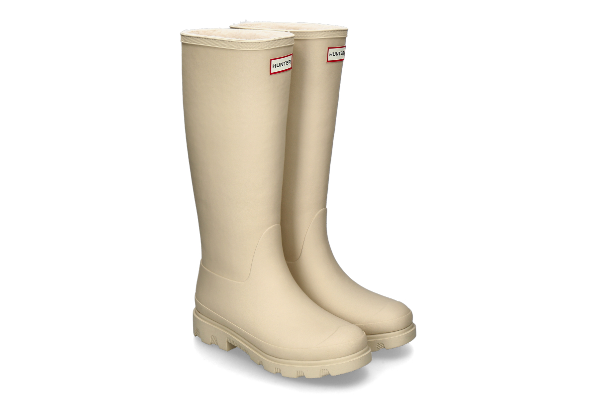 Hunter Regenstiefel gefüttert DOWNPOUR TALL- gravel_898200000_1