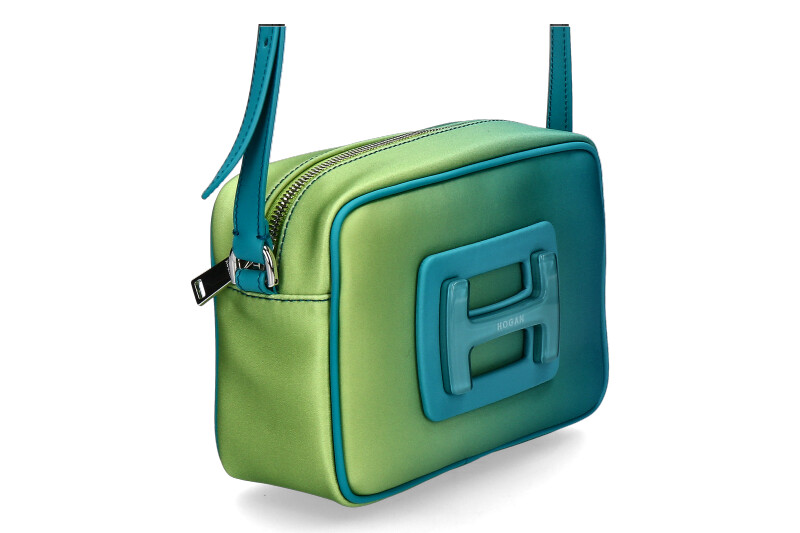 Hogan bag CAMERA BAG STAMPA GREEN TURCHESE