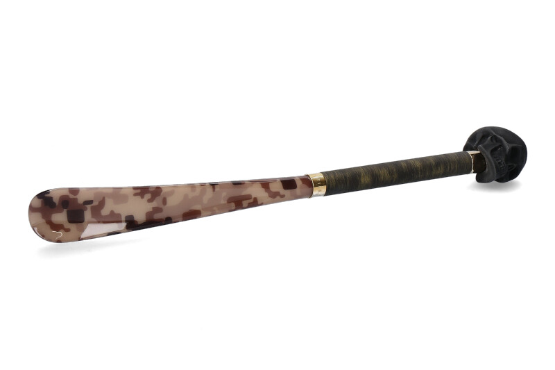 Utile4 shoe horn SKULL BLACK MATT BEIGE 