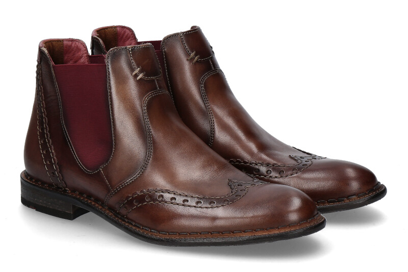 Lloyd boots GRENOBLE SPLENDOR CALF TOBACCO BORDO