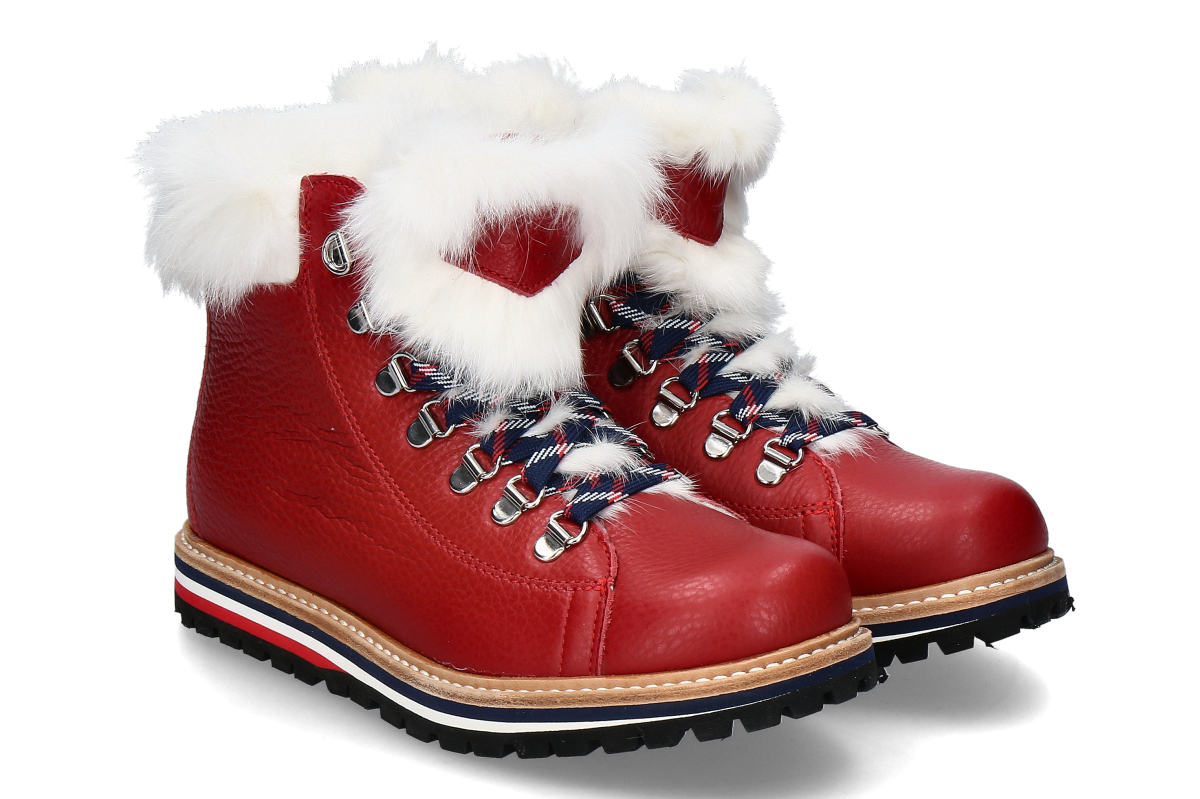 Oscar Sport Damen Schnürboots gefüttert ARIEL - red/rot