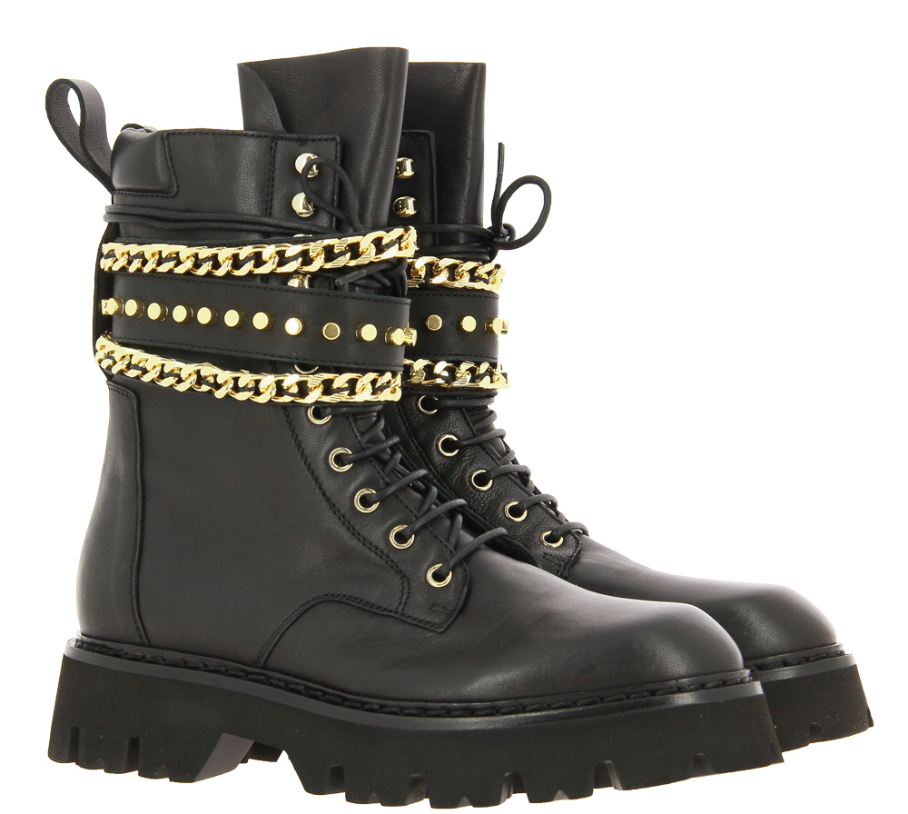 Fru.it combat-boots GLOVE NERO ORO