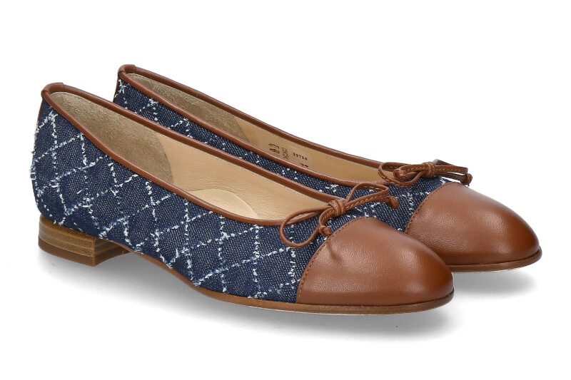 Brunate ballerina FLEX NAPPA BRANDY GUGLIA DENIM