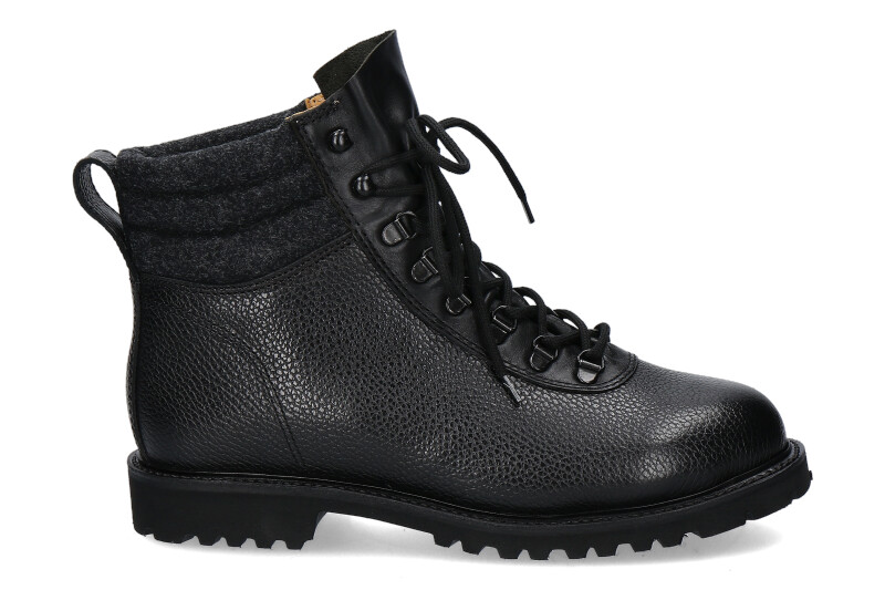 Ludwig Reiter lace-up ankle boots lined GEBRIGSJÄGER COUNTRY BLACK