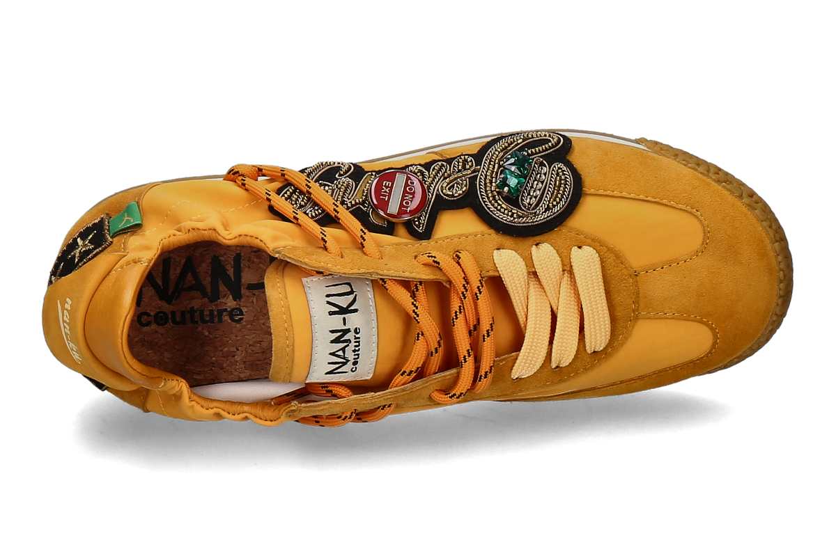 Nan-Ku Couture Damen- Sneaker EDX- gelb_232600031_5