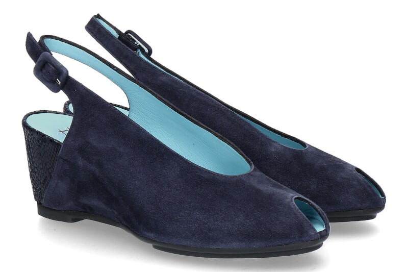 Thierry Rabotin sandal CLAYTON CAMOSCIO DARK BLUE