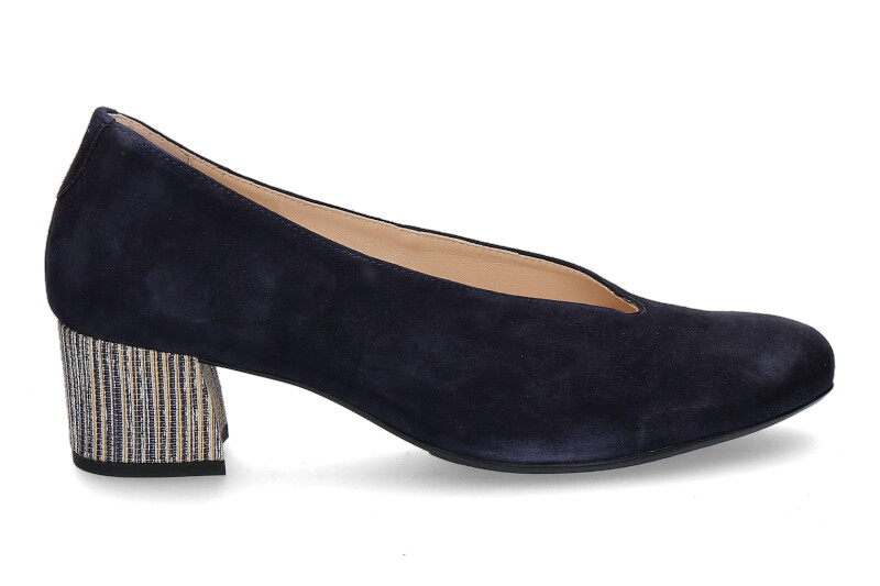 Hassia pumps FLORENZ H-WEITE SAMTZIEGE BLUE