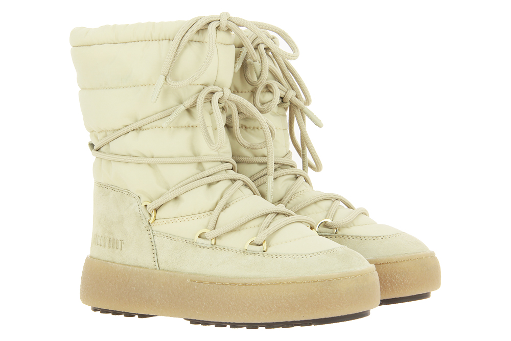 Moon Boot snow boots LTRACK SUEDE NYLON SAND