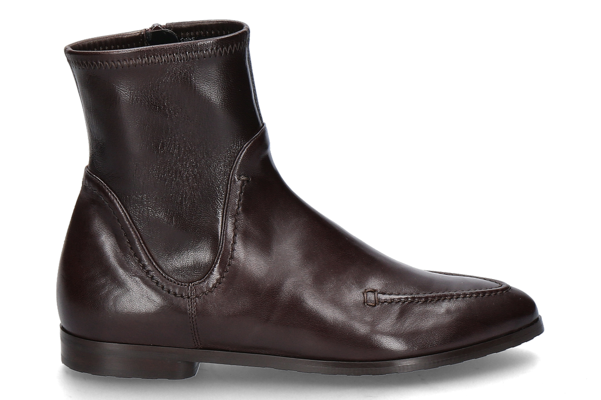 Truman's ankle boots CAMOSCIO BRUCIATO STRETCH- dark brown