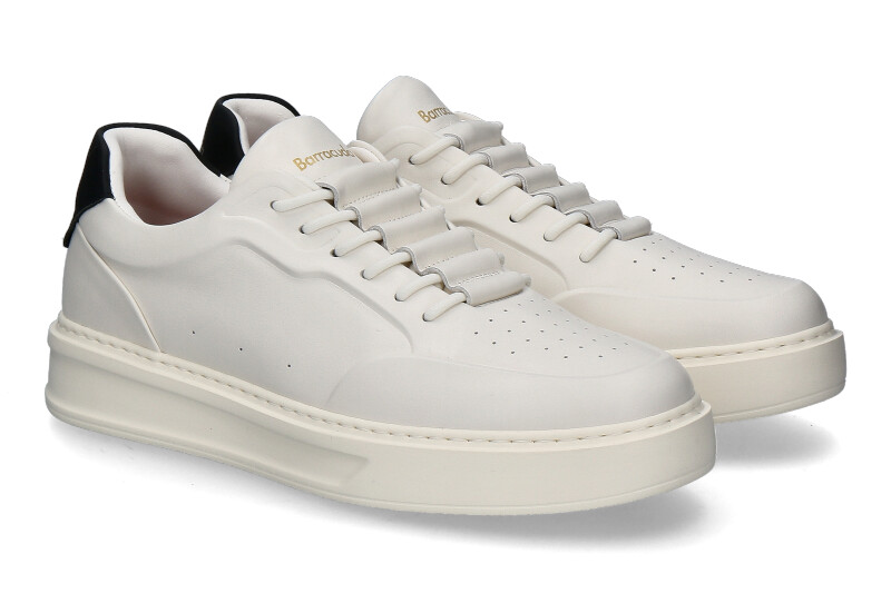 Barracuda men's sneaker NAPPA- white/white