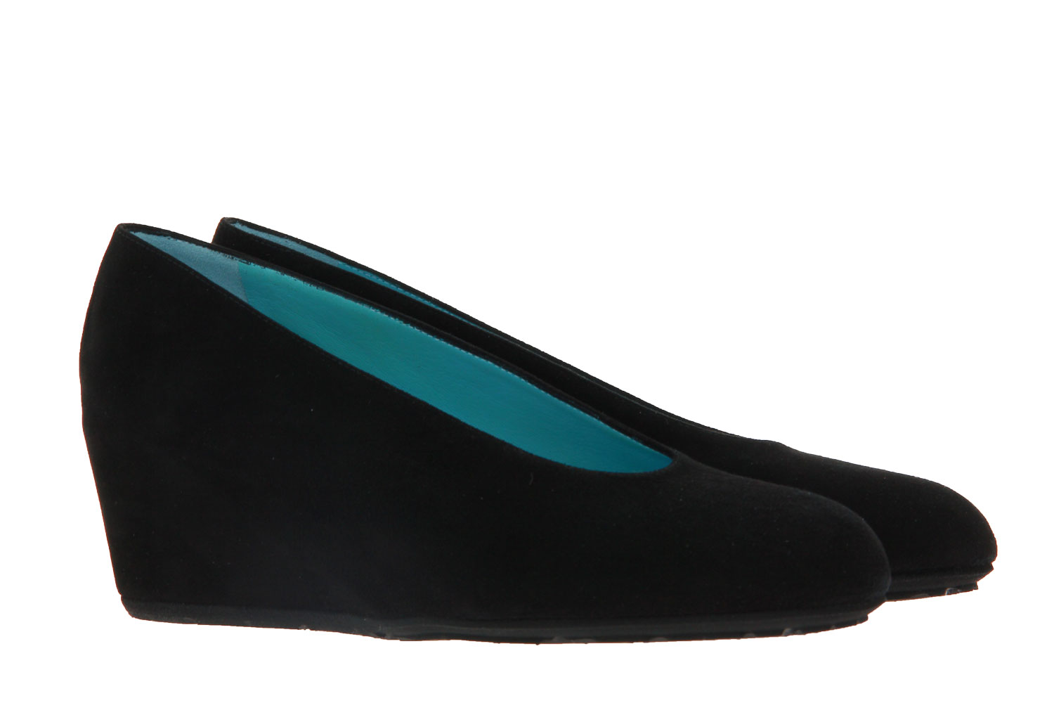 Thierry Rabotin wedge pumps DACIO CAMOSCIO NERO