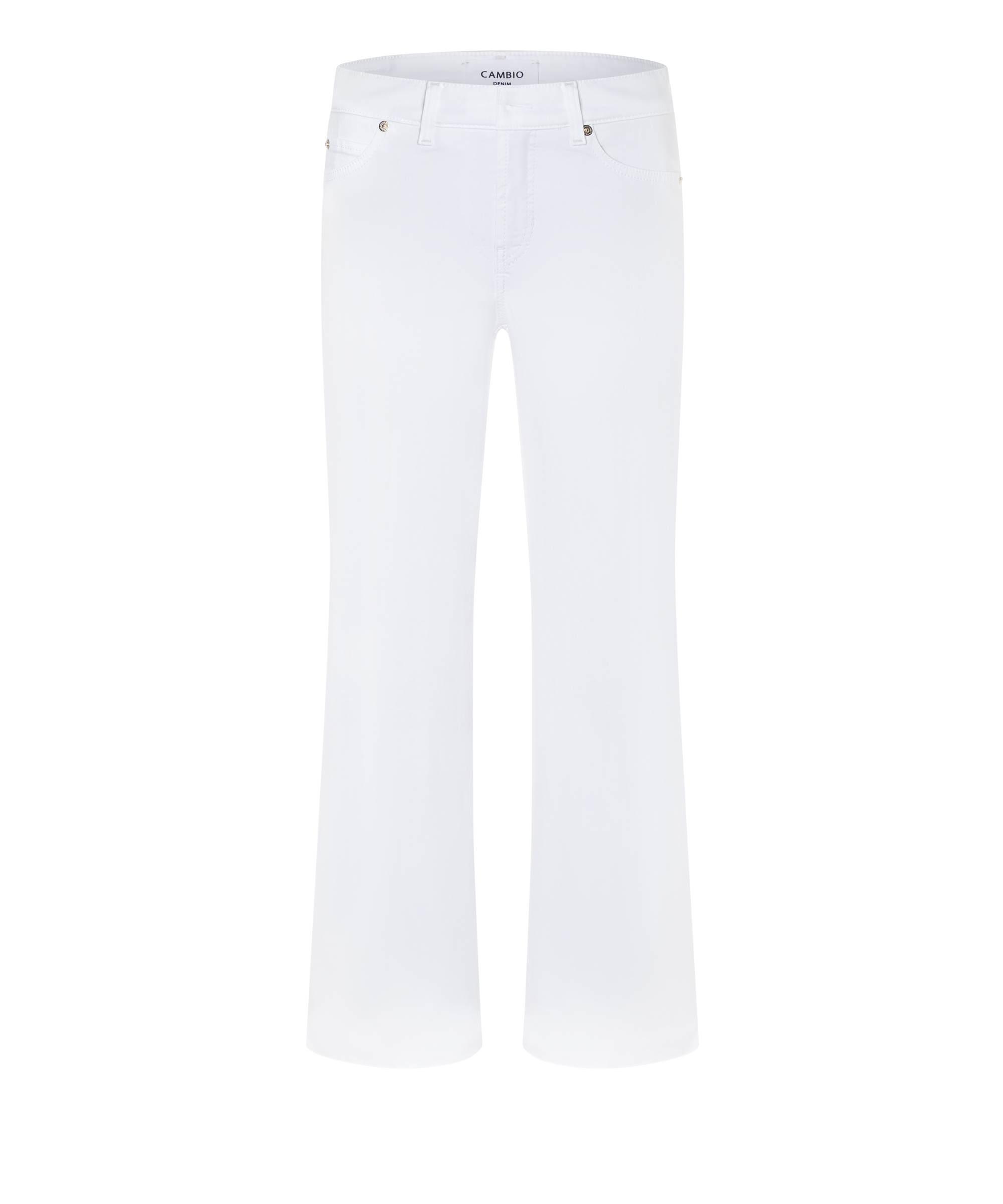 Cambio flared-fit jeans FRANCESCA- white