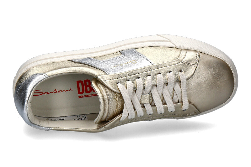 santoni-sneaker-double-buckle-silber-gold_232600012_5