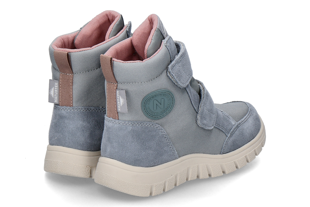 Naturino Mädchen- Klettstiefel GEMINAE SUEDE- blau_464900013_2