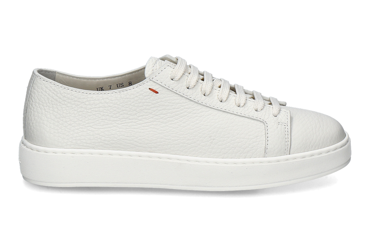 Santoni Men's- Sneaker BIKING- white